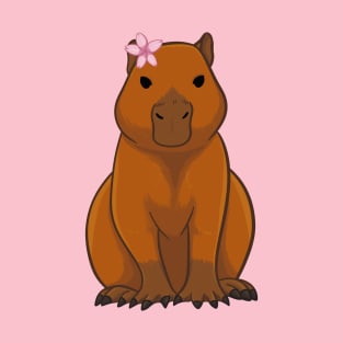 Sakura Capybara T-Shirt