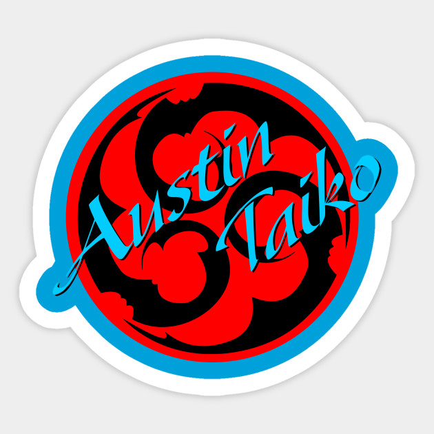 Wallpaper Austin Taiko Bat Mitsudomoe 1 Austin Taiko Sticker Teepublic Desktop Wallpaper