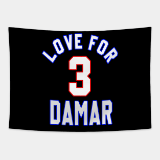 LOVE FOR 3 DAMAR Tapestry