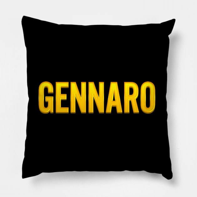 Gennaro Name Pillow by xesed