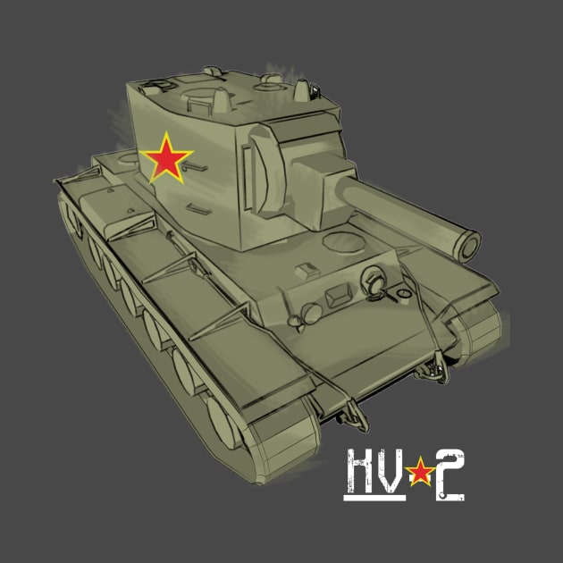 KV-2 TANK by hierrochulo