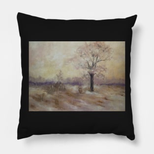 Farmers field in Winter Pillow