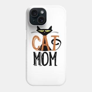 Cat Mom cute cat cartoon Phone Case