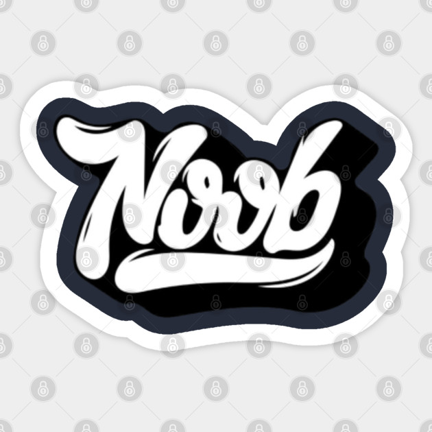 Roblox Noob Roblox Sticker Teepublic - you noob sticker roblox