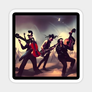 Sinister Shadowbilly Band- Ai Art Magnet