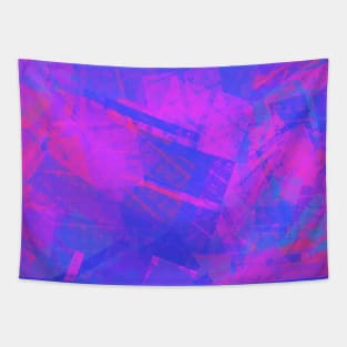 Abstract Purple Pink Blue Pattern Art Tapestry