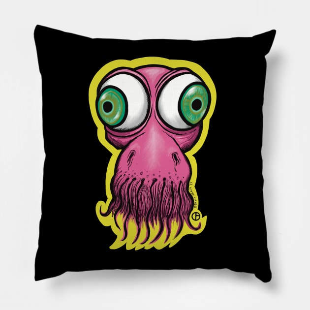 Seth O’Lopod Pillow by Art from the Blue Room