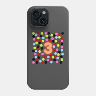 3 Number Phone Case