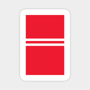 Sunderland AFC Red & White Colours Bar Design Magnet