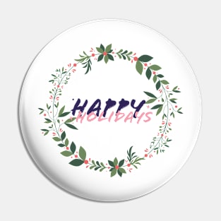 happy holidays Pin