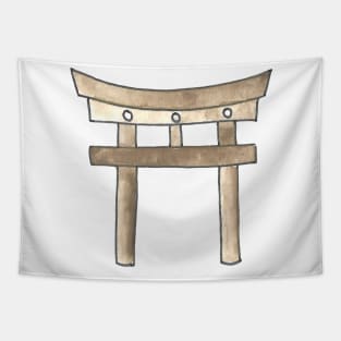 Tokyo Icons: Torii Gate Tapestry