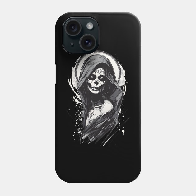 Santa Muerte Phone Case by huwagpobjj