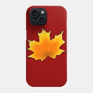 Maple Leaf in Autumn Phone Case