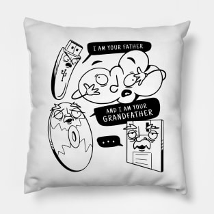 Family of Tech: A Joke About Evolution Pillow