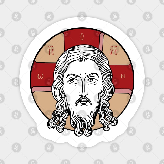 Icon Not Made With Hands v.2 | The Holy Face | Face of Christ Magnet by EkromDesigns