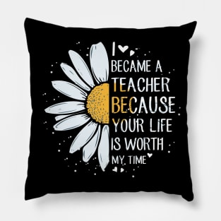 I BECAME A TEACHER FOR AUTISM Pillow