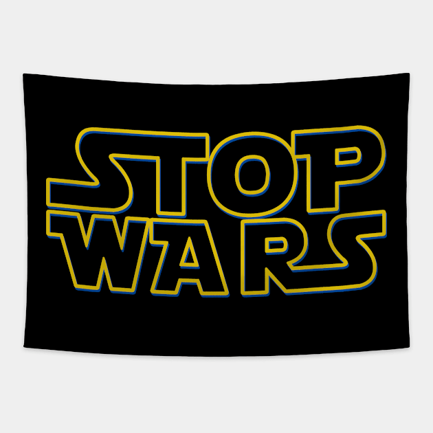 STOP WARS - i stand with ukraine Tapestry by HANASUISI