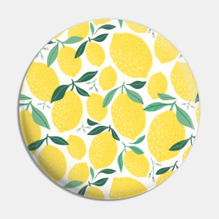 Yellow Lemons Pin