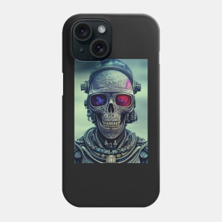 Skeleton Astronaut | Space Skull | Dystopian Art | Skull Astronaut Artwork | Fantasy Astronaut Skull Phone Case