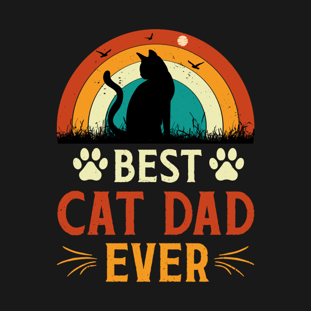 Best Cat Dad Ever t-shirt by rissander