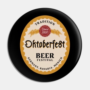 Oktoberfest - Since 1810 a German tradition Pin