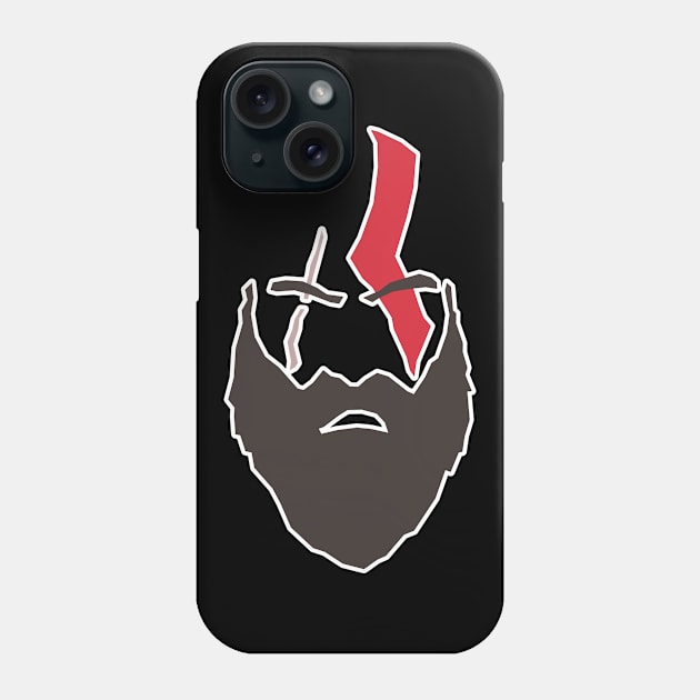 God of War - Kratos face #2 Phone Case by InfinityTone