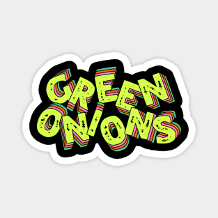 Green Onions Magnet