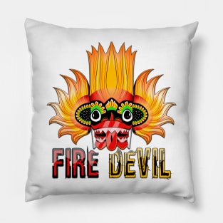 Traditional face mask design Pillow