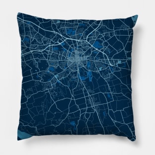 Lancaster - United States Peace City Map Pillow