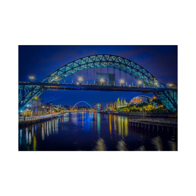 Quayside tyne bridges by tynesidephotos