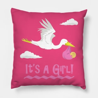 It's a Girl! Pillow