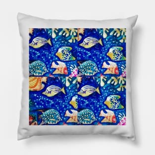 tiled fish Pillow