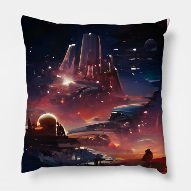 Mustafar Pillow by Fanbros_art