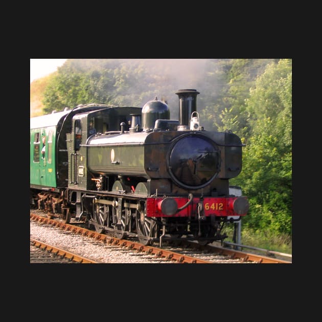 Ex GWR Pannier Tank Loco No: 6412 by RedHillDigital