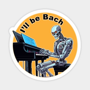 Terminator Plays Bach Science Fiction Classical Music Magnet