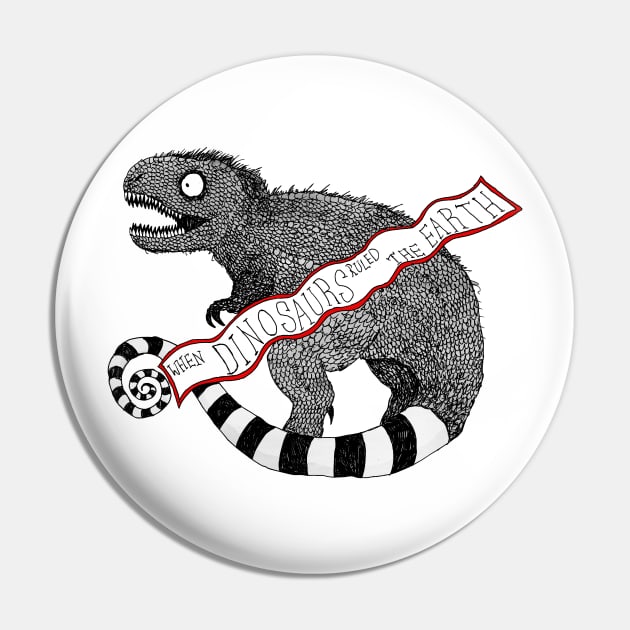 Burton-esque T Rex Pin by djrbennett