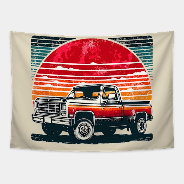 Truck Lover Tapestry by Vehicles-Art
