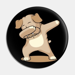 'Cute Dabbing Dog' Cool Dabbing Dog Bulldog Pin