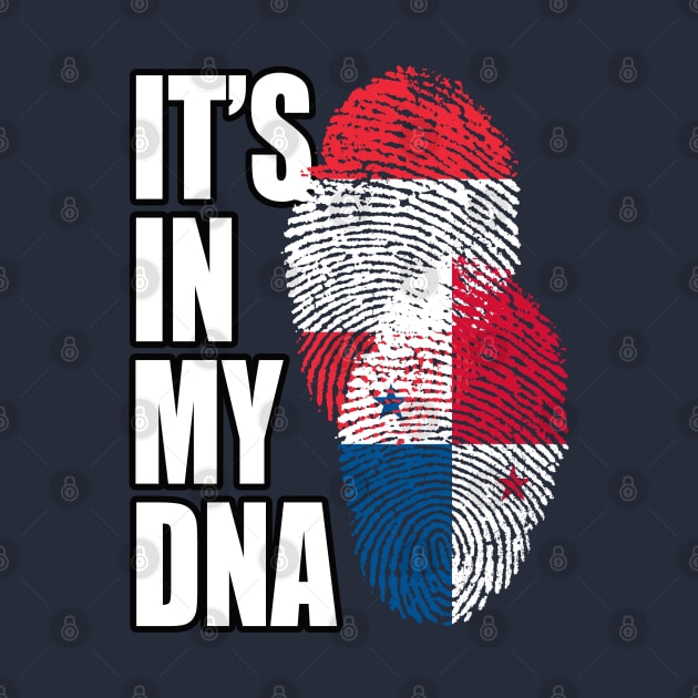 Austrian And Panamanian Mix DNA Flag Heritage Gift by Just Rep It!!