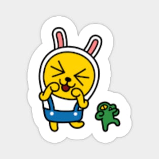 KakaoTalk Friends Muzi & Con (뿌잉뿌잉) Magnet