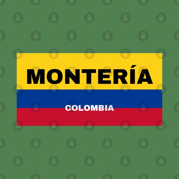 Montería City in Colombian Flag by aybe7elf