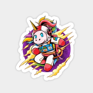 Unicorn Astronaut Magnet