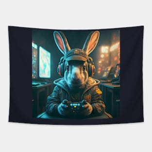 Gamer bunny Tapestry