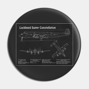 Lockheed L-1049 Super Constellation Blueprint - PD Pin