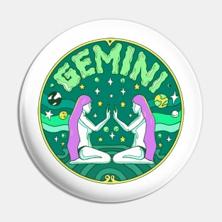 GEMINI ZODIAC sign Pin