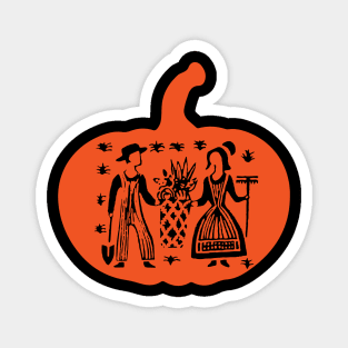 Pyrex Butterprint Pumpkin Magnet