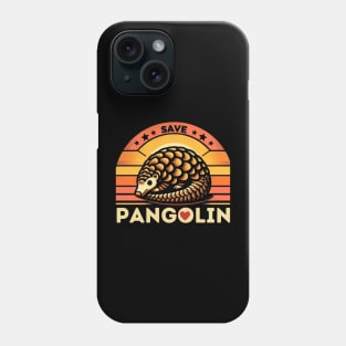 SAVE THE PANGOLIN AN ENDANGERED SPECIE Phone Case