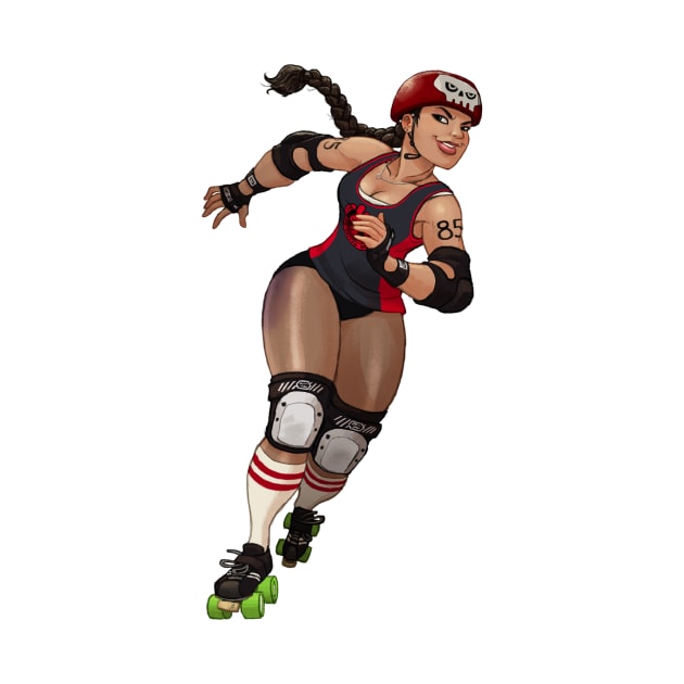 Seoul Stealer - roller derby star by mdashow