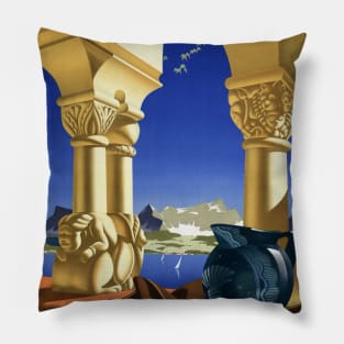 Kärnten Carinthia Austria Vintage Poster 1939 Pillow