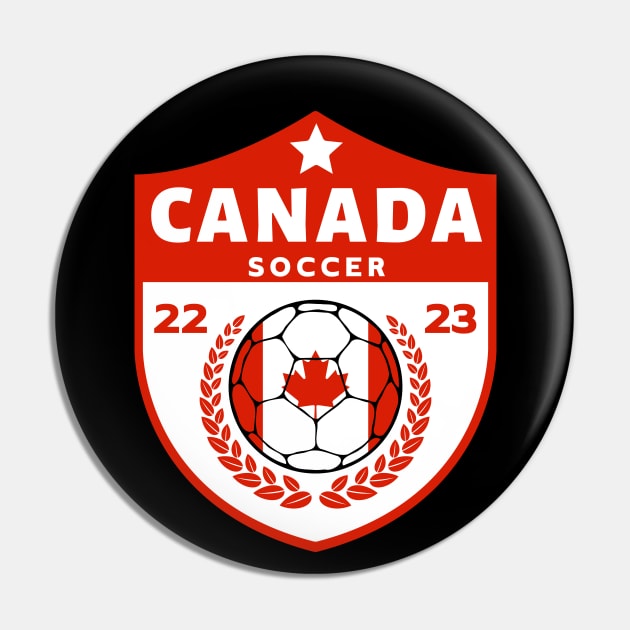 Canada Soccer Pin by footballomatic